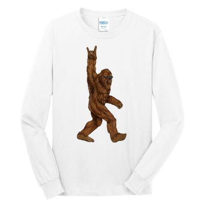 Bigfoot Rock On Tall Long Sleeve T-Shirt