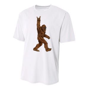 Bigfoot Rock On Performance Sprint T-Shirt