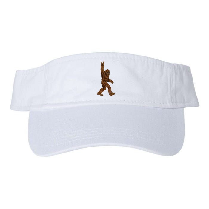 Bigfoot Rock On Valucap Bio-Washed Visor