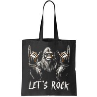 Bigfoot Rock On Funny Sasquatch Rock and Roll Let's Rock Bag