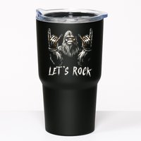 Bigfoot Rock On Funny Sasquatch Rock and Roll Let's Rock Tumbler