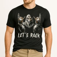 Bigfoot Rock On Funny Sasquatch Rock And Roll LetS Rock Performance Shirt