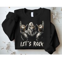Bigfoot Rock On Funny Sasquatch Rock And Roll LetS Rock Sweatshirt