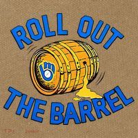 Brewers Roll Out The Barrel Cotton Canvas Backpack