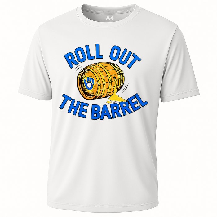 Brewers Roll Out The Barrel Cooling Performance Crew T-Shirt