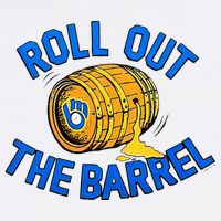 Brewers Roll Out The Barrel Cooling Performance Crew T-Shirt
