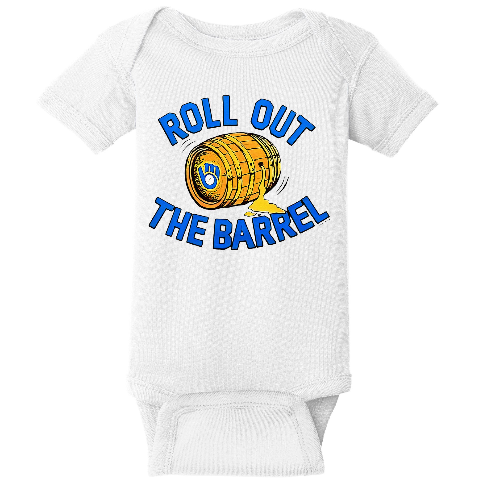 Brewers Roll Out The Barrel Baby Bodysuit