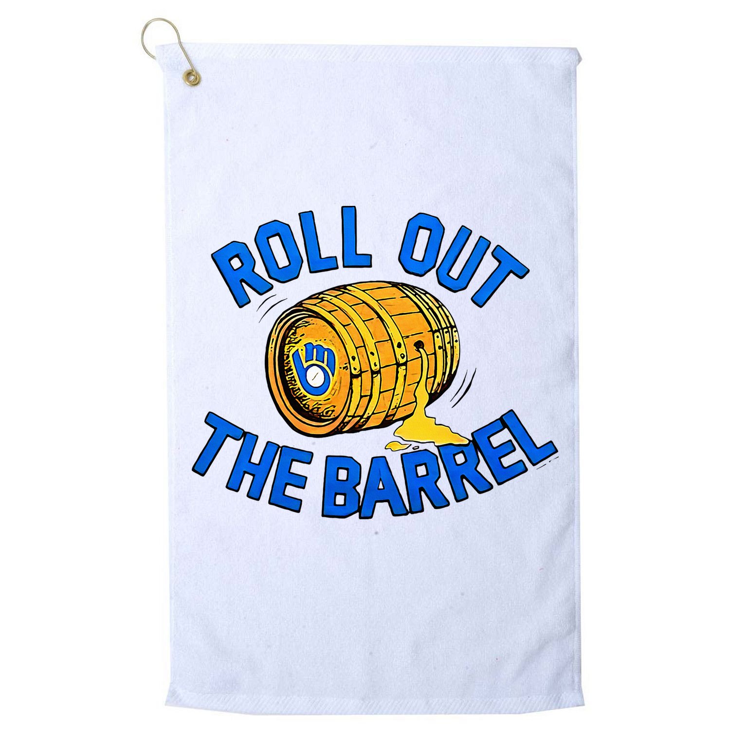 Brewers Roll Out The Barrel Golf Towel
