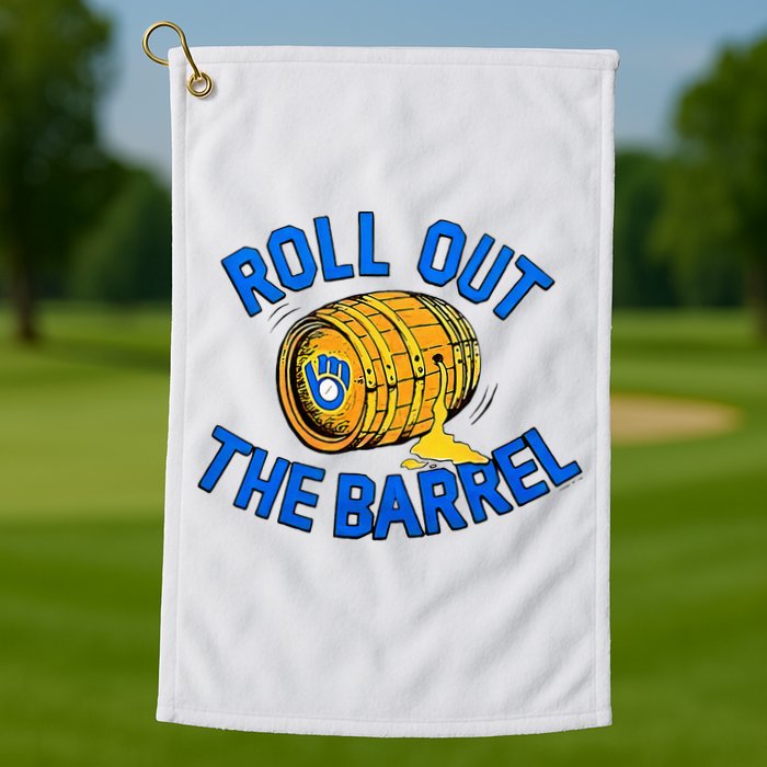 Brewers Roll Out The Barrel Golf Towel