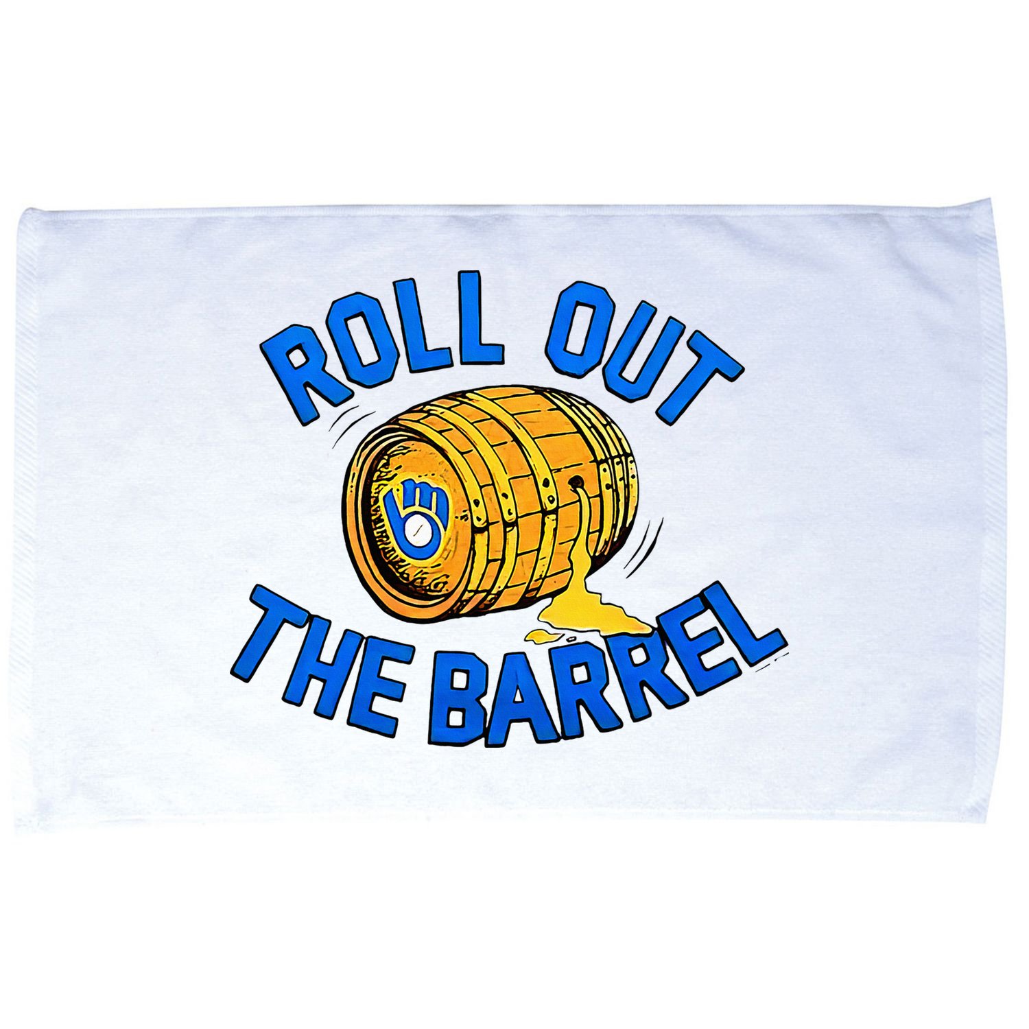 Brewers Roll Out The Barrel Microfiber Hand Towel