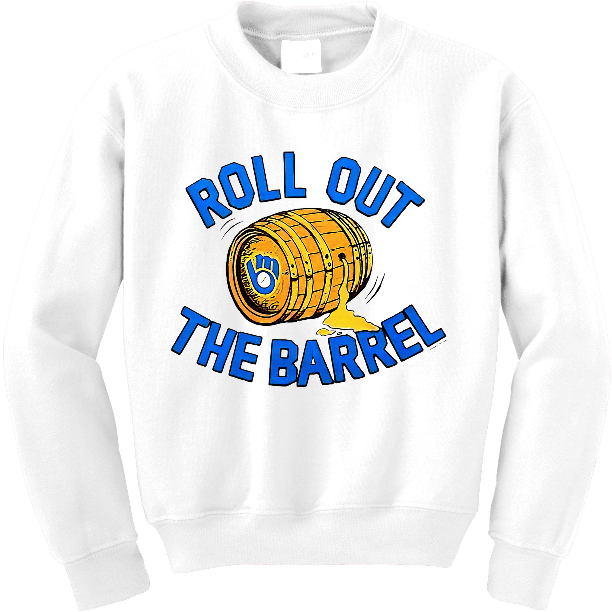 Brewers Roll Out The Barrel Kids Sweatshirt