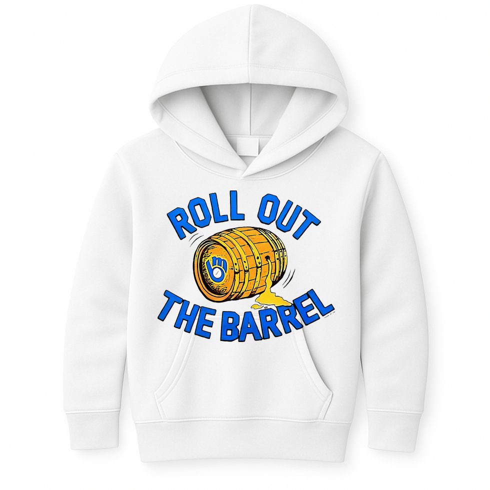 Brewers Roll Out The Barrel Kids Hoodie