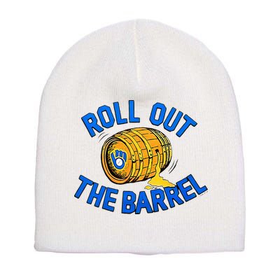 Brewers Roll Out The Barrel Short Acrylic Beanie
