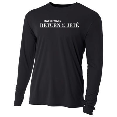 Barre Return Of The Jete Ballet Ballerina Joke Quote Cooling Performance Long Sleeve Crew