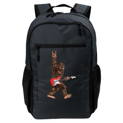 Bigfoot Rock On Guitar Daily Commute Backpack