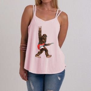 Bigfoot Rock On Guitar Women's Strappy Tank