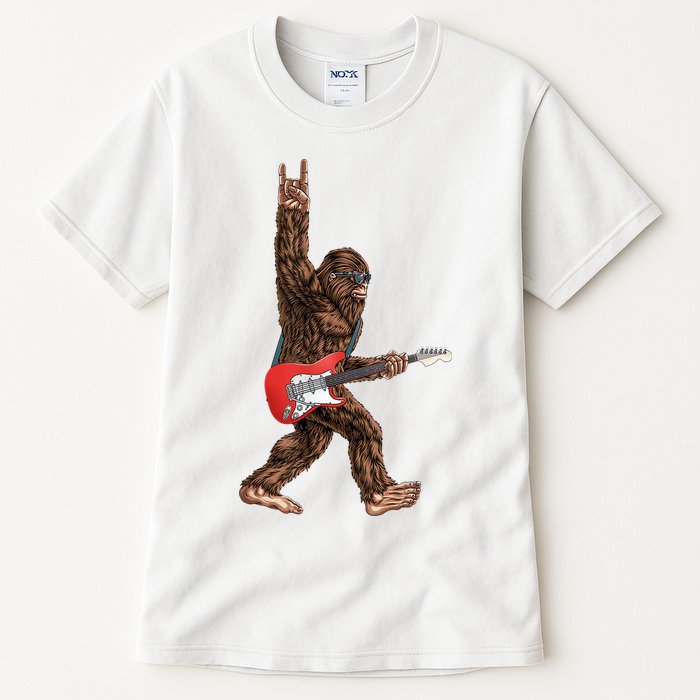 Bigfoot Rock On Guitar Tall T-Shirt