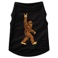 Bigfoot Rock On Sasquatch Rock And Roll Funny Doggie Tank