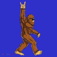 Bigfoot Rock On Sasquatch Rock And Roll Funny Tank Top