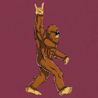 Bigfoot Rock On Sasquatch Rock And Roll Funny 16oz Travel Tumbler