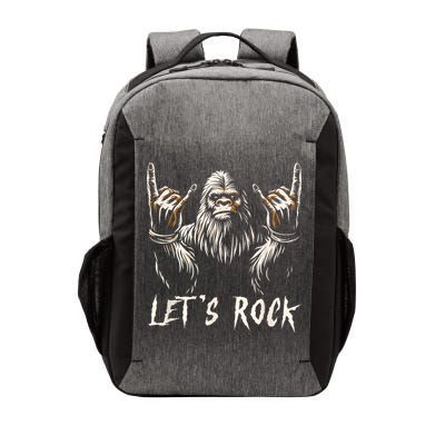 Bigfoot Rock On Funny Sasquatch Rock And Roll LetS Rock Vector Backpack