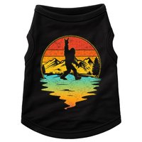 Bigfoot Rock On Sasquatch Rock And Roll Funny Graphic Doggie Tank
