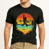 Bigfoot Rock On Sasquatch Rock And Roll Funny Graphic Performance Shirt