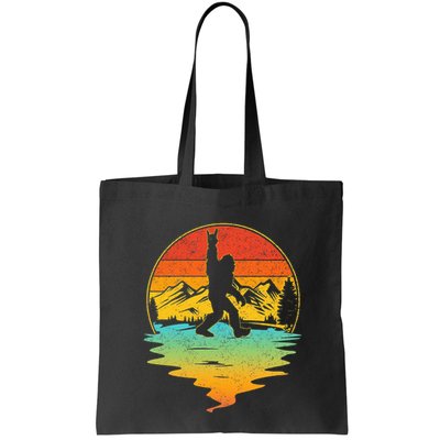 Bigfoot Rock On Sasquatch Rock And Roll Funny Graphic Bag