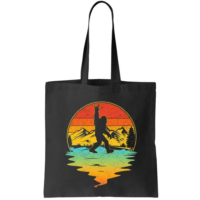 Bigfoot Rock On Sasquatch Rock And Roll Funny Graphic Bag