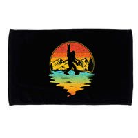 Bigfoot Rock On Sasquatch Rock And Roll Funny Graphic Microfiber Hand Towel
