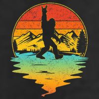 Bigfoot Rock On Sasquatch Rock And Roll Funny Graphic Microfiber Hand Towel