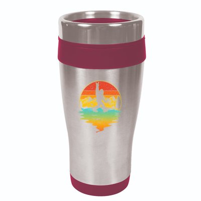 Bigfoot Rock On Sasquatch Rock And Roll Funny Graphic 16oz Travel Tumbler