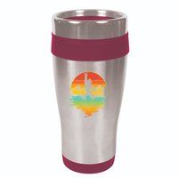 Bigfoot Rock On Sasquatch Rock And Roll Funny Graphic 16oz Travel Tumbler