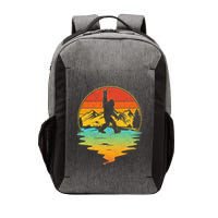 Bigfoot Rock On Sasquatch Rock And Roll Funny Graphic Vector Backpack