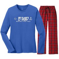 B.F. Raid Old School 83 Women's Long Sleeve Flannel Pajama Set 