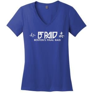 B.F. Raid Old School 83 Women's V-Neck T-Shirt