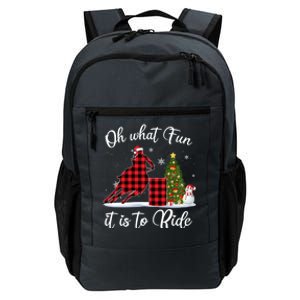 Barrel Racing Oh What Fun It Is To Ride Horse For Christmas Gift Daily Commute Backpack