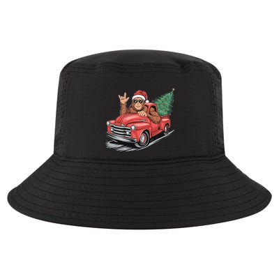Bigfoot Rock On Christmas Tree Light Driving Truck Cool Comfort Performance Bucket Hat