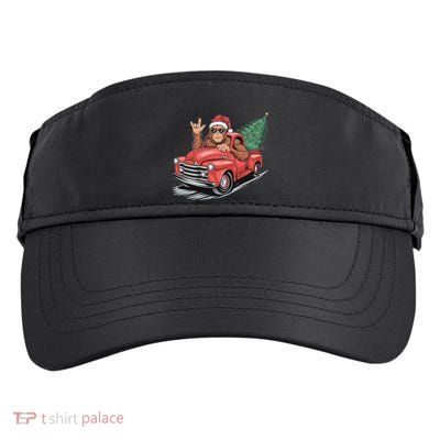 Bigfoot Rock On Christmas Tree Light Driving Truck Adult Drive Performance Visor