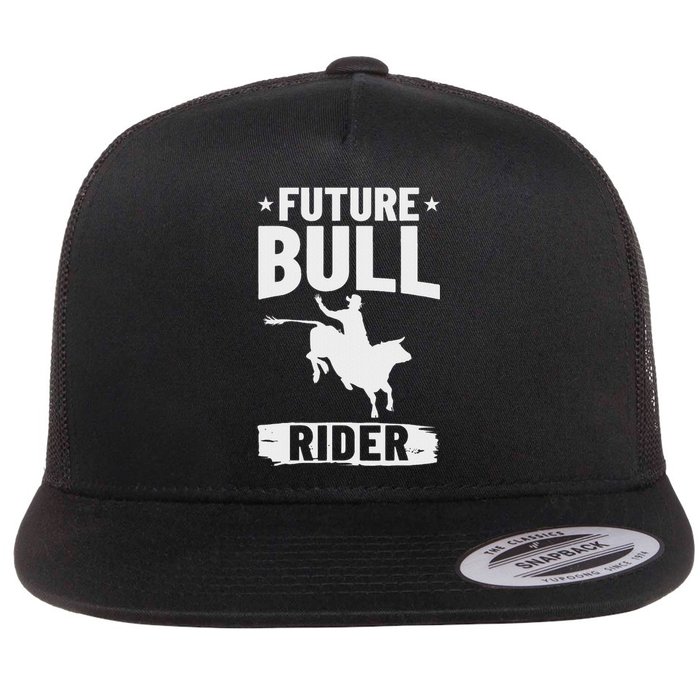 Bull Riding Outfit Bull Riding Future Bull Rider Flat Bill Trucker Hat