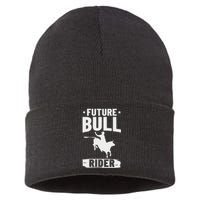 Bull Riding Outfit Bull Riding Future Bull Rider Sustainable Knit Beanie