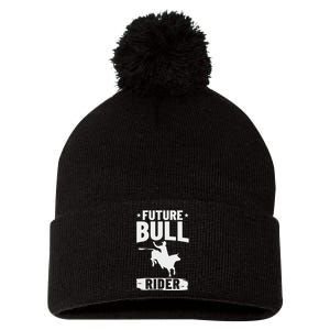 Bull Riding Outfit Bull Riding Future Bull Rider Pom Pom 12in Knit Beanie