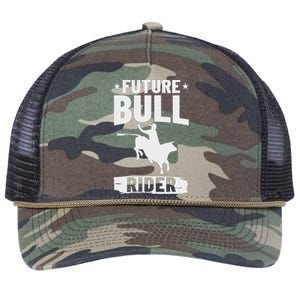 Bull Riding Outfit Bull Riding Future Bull Rider Retro Rope Trucker Hat Cap