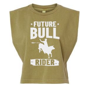 Bull Riding Outfit Bull Riding Future Bull Rider Garment-Dyed Women's Muscle Tee