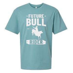 Bull Riding Outfit Bull Riding Future Bull Rider Sueded Cloud Jersey T-Shirt