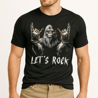 Bigfoot Rock On Funny Sasquatch Rock And Roll LetS Rock Performance Shirt