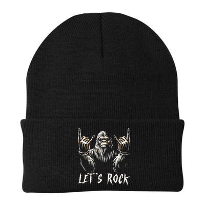 Bigfoot Rock On Funny Sasquatch Rock And Roll LetS Rock Beanie