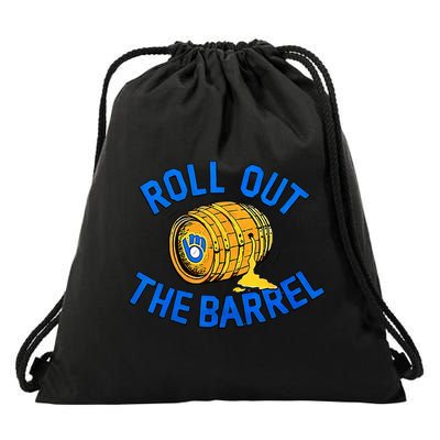 Brewers Roll Out The Barrel Drawstring Bag