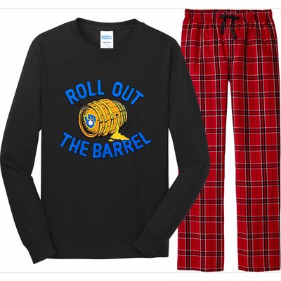 Brewers Roll Out The Barrel Long Sleeve Pajama Set