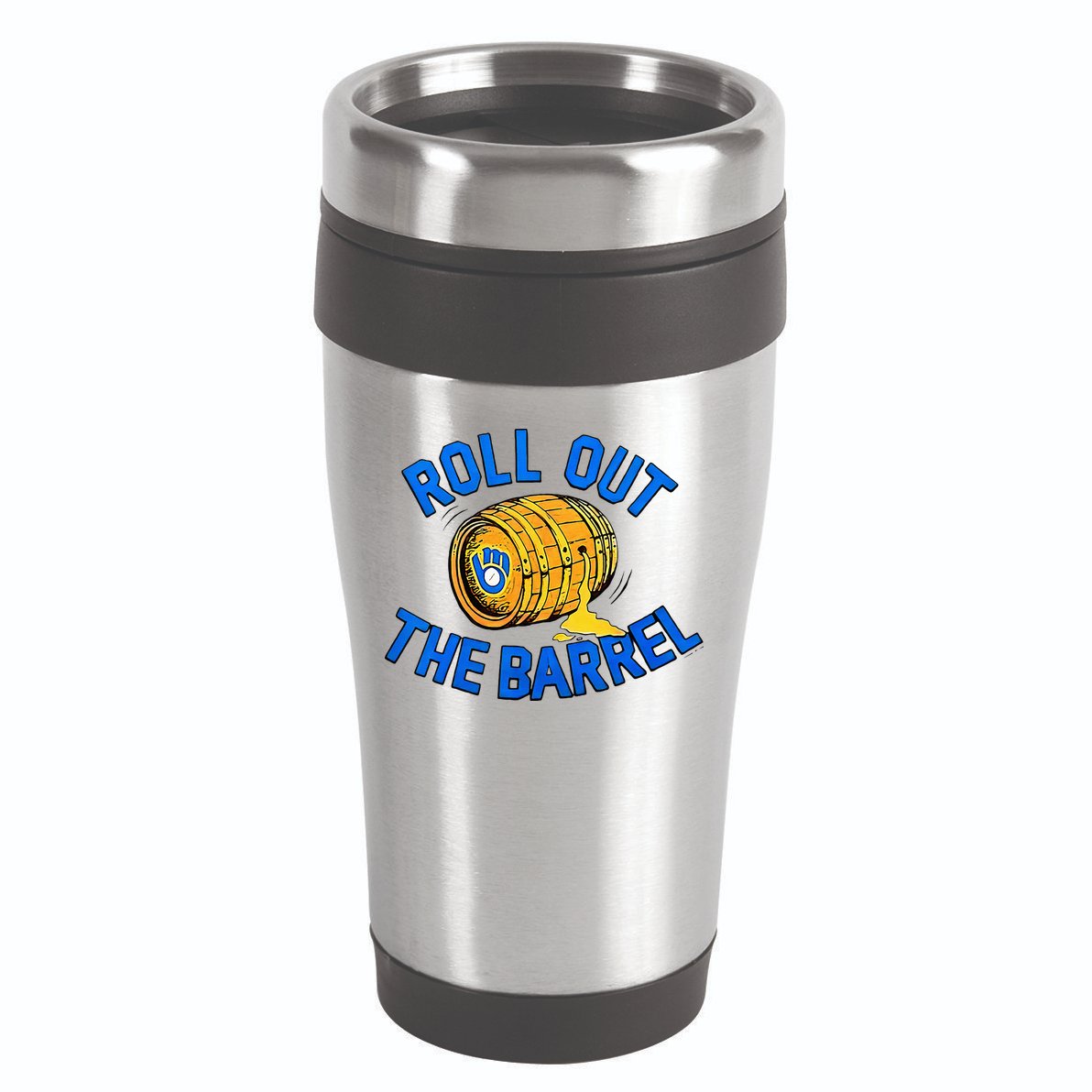 Brewers Roll Out The Barrel 16oz Travel Tumbler